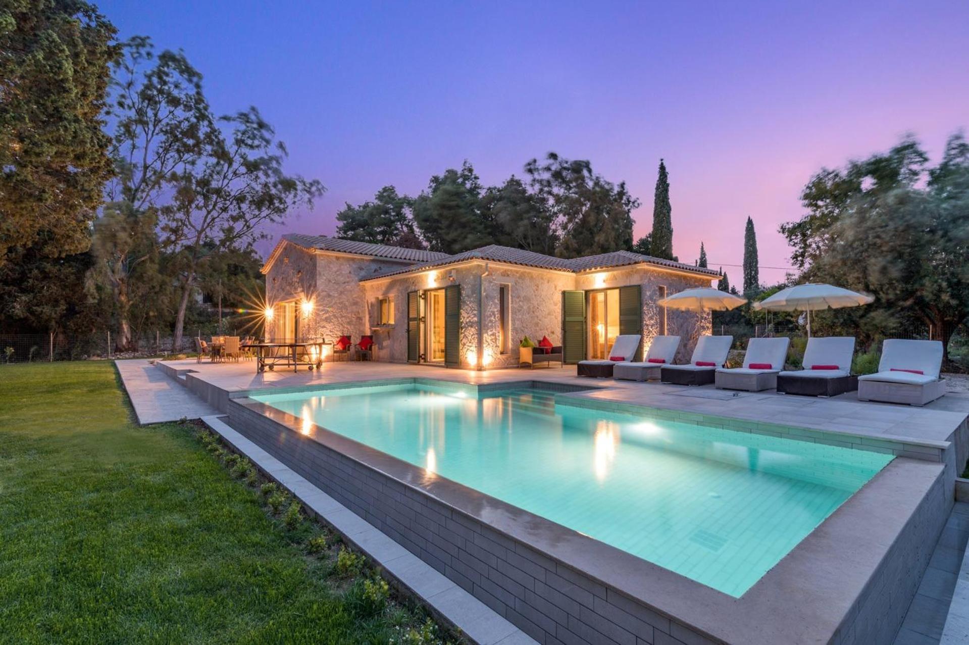 Astarte Villas - Laalu Private Villa With Pool Koukounariá Exterior photo