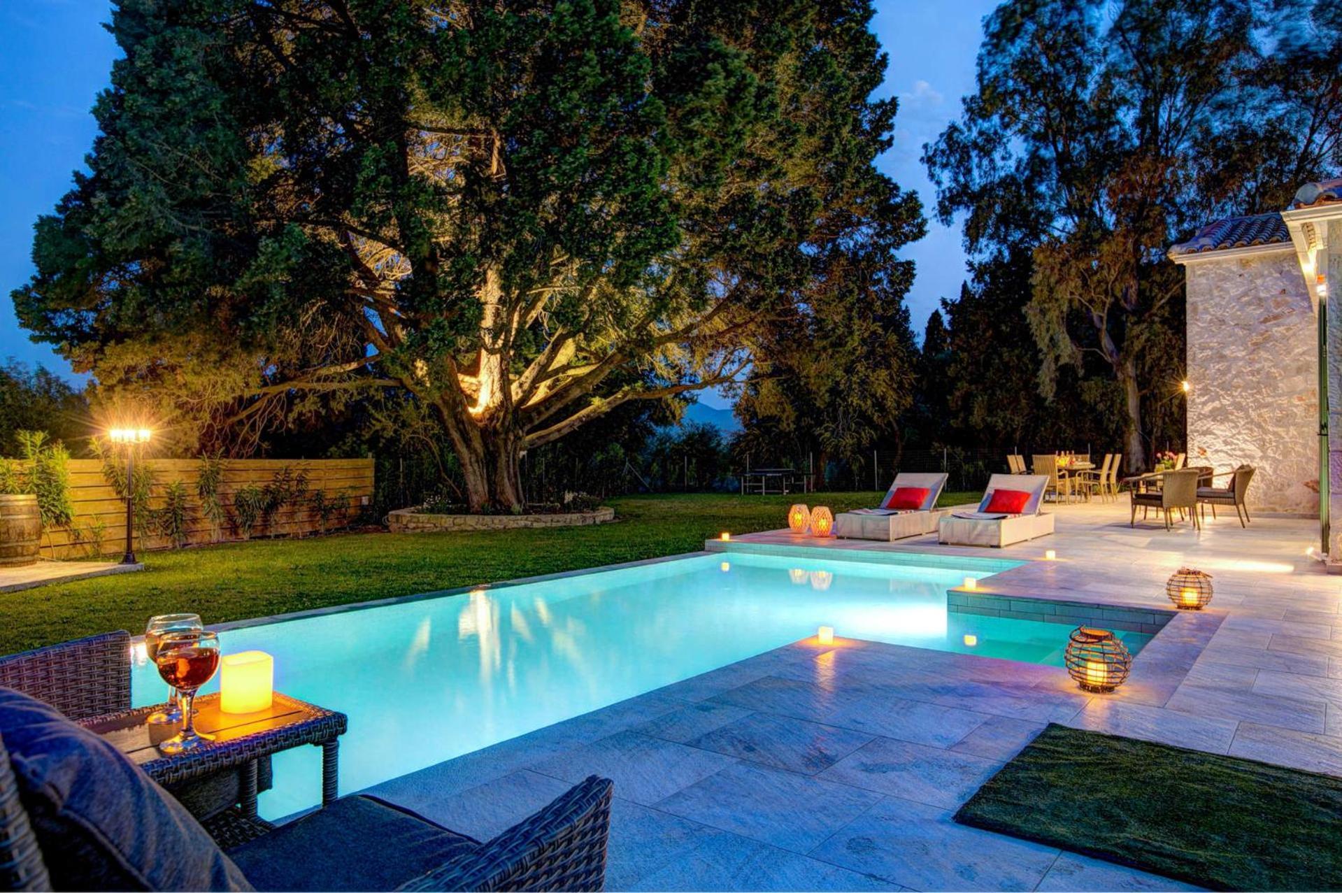 Astarte Villas - Laalu Private Villa With Pool Koukounariá Exterior photo
