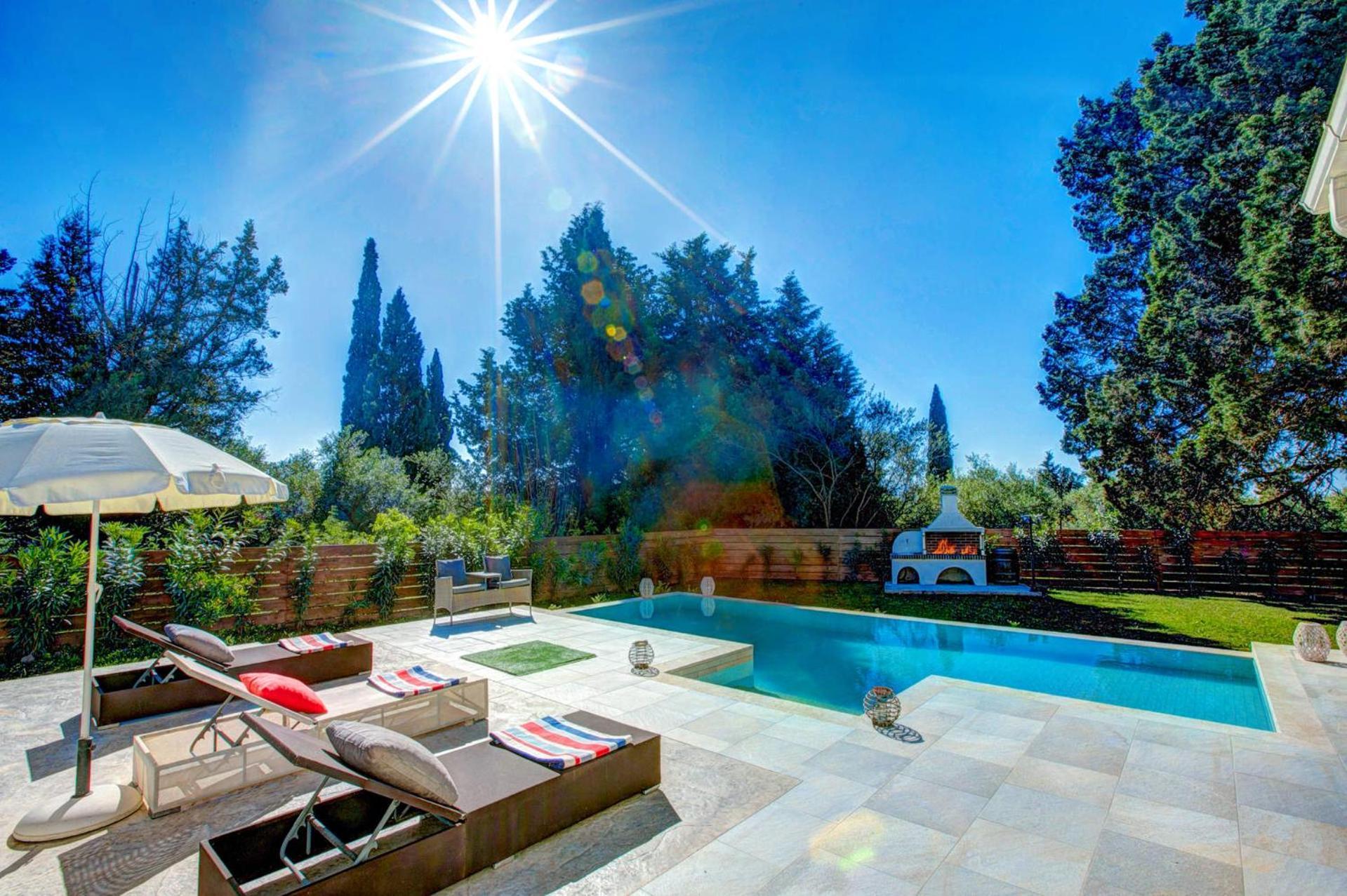Astarte Villas - Laalu Private Villa With Pool Koukounariá Exterior photo