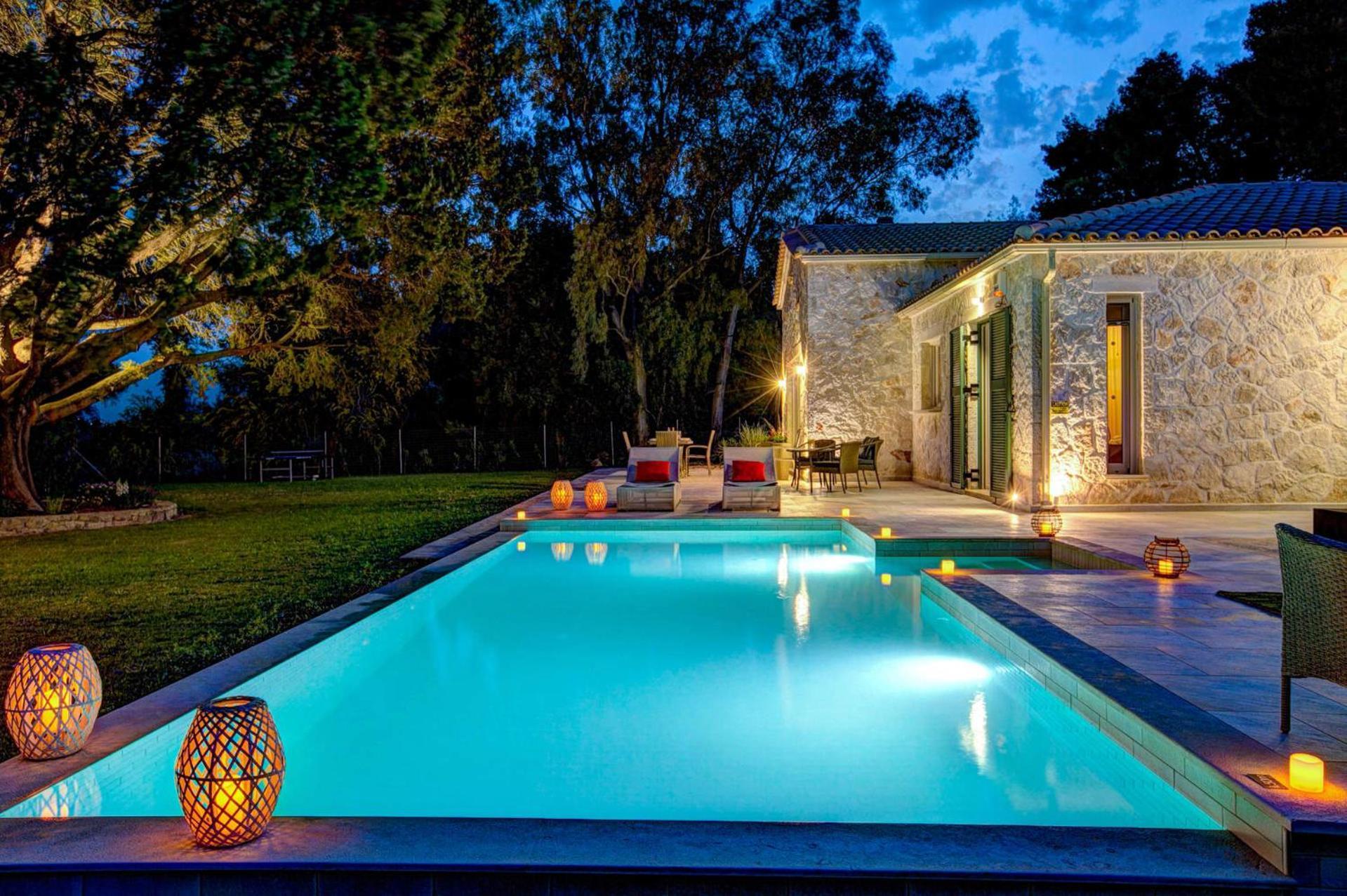 Astarte Villas - Laalu Private Villa With Pool Koukounariá Exterior photo